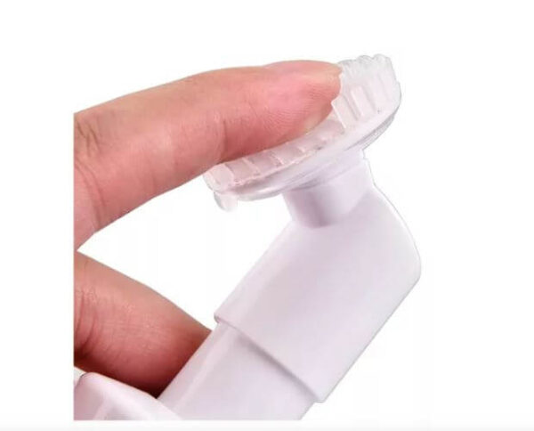 Frasco Pump Com Escova De Silicone Para Higienização Facial